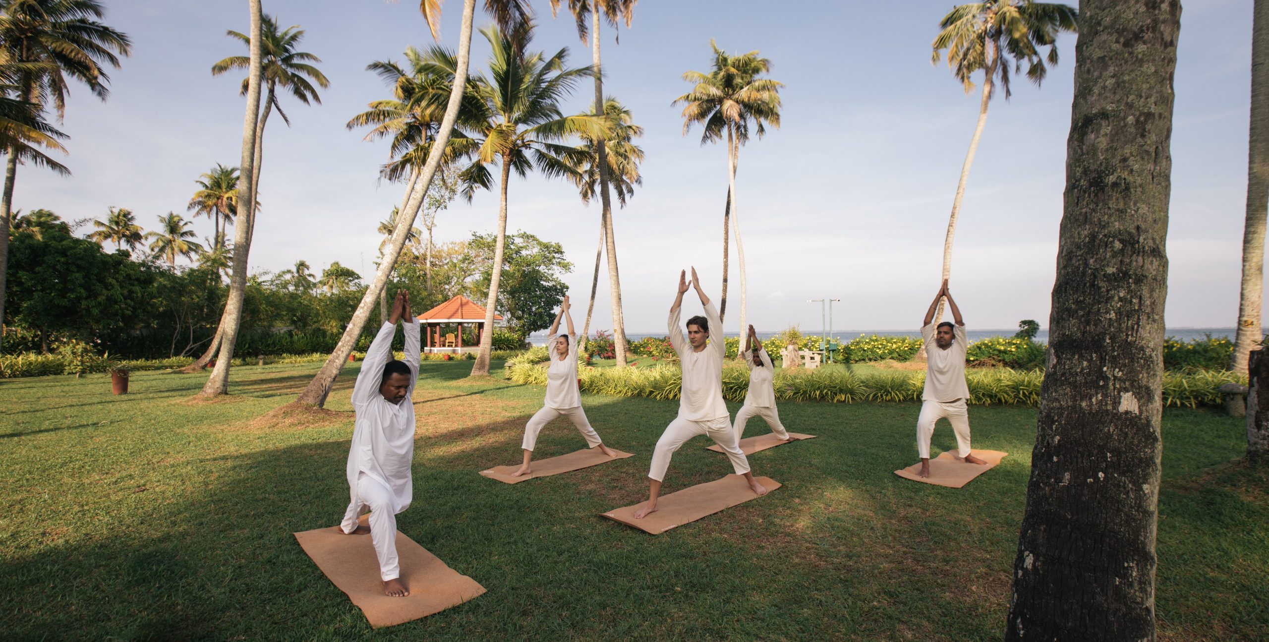 Yoga practice at Amal Tamara